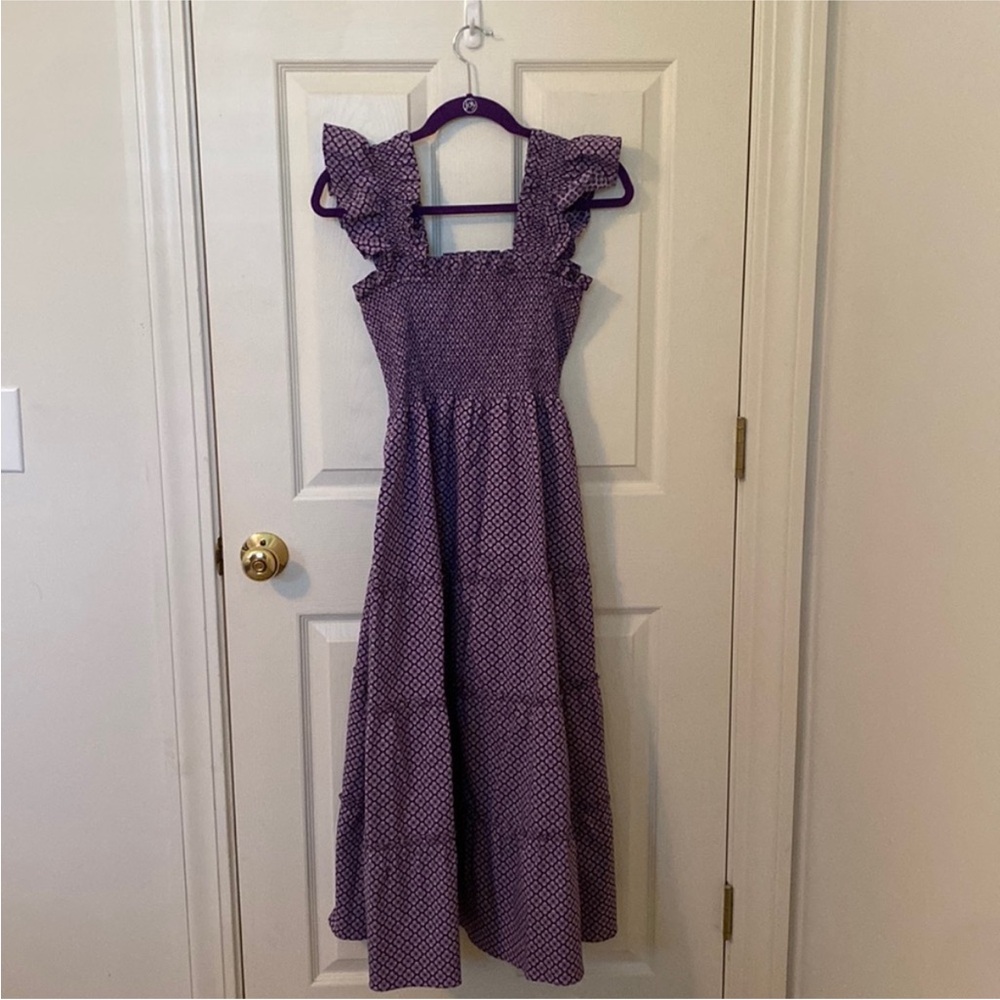 Hill House Purple Patterned Dress - Picture 2 of 7